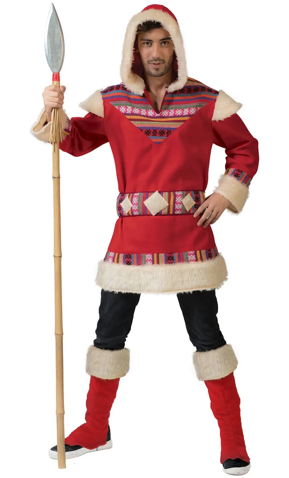 COSTUME D'ESQUIMAU POUR HOMME -w10036 – Image 2
