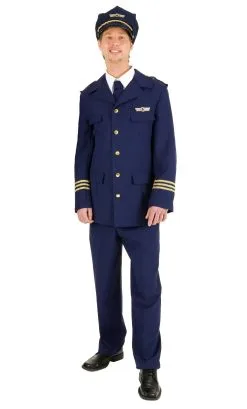 COSTUME DE PILOTE HOMME -w10144