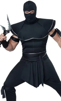 COSTUME NINJA HOMME -w10174
