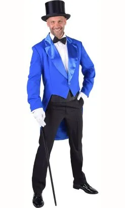 VESTE QUEUE DE PIE BLEUE -w10197