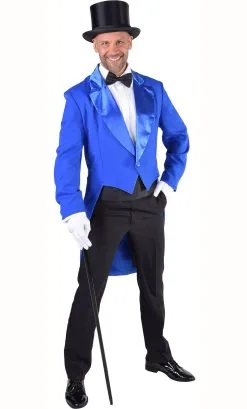 VESTE QUEUE DE PIE BLEUE XL XXL -w10198