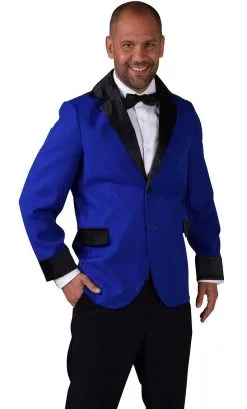 VESTE BLEUE HOMME GRANDE TAILLE -w10206