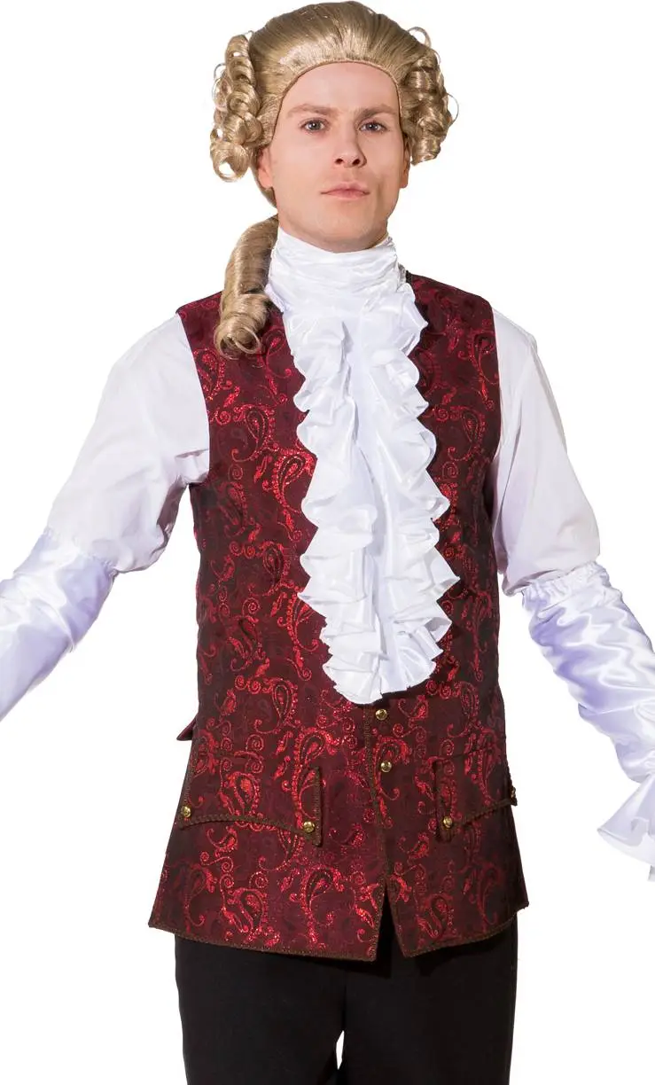 GILET DE MARQUIS BORDEAUX -w10292 – Image 2