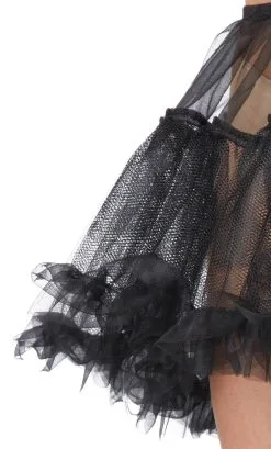 JUPON NOIR ASYMÉTRIQUE -w20031