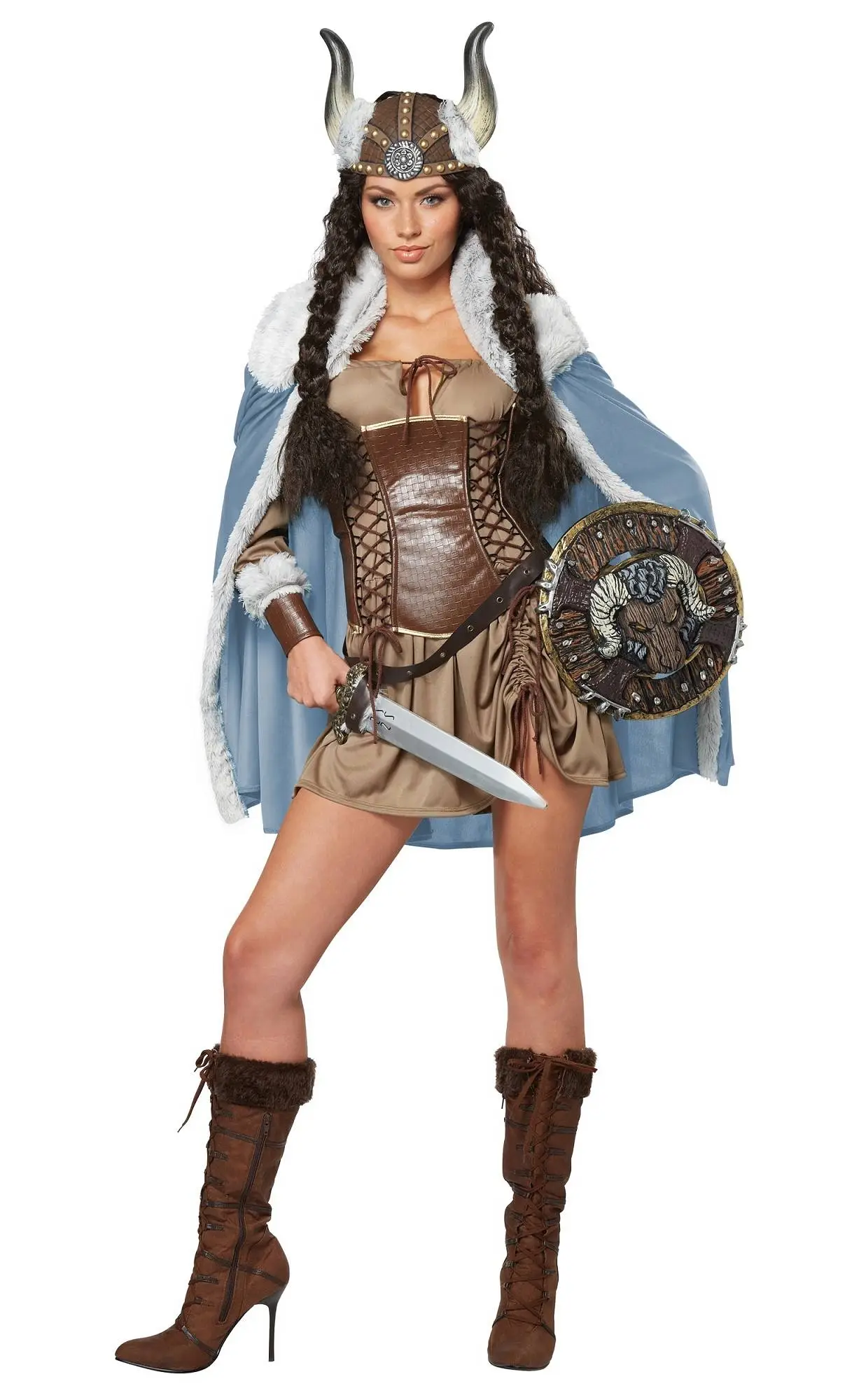 COSTUME VIKING POUR FEMME -w20081 – Image 3