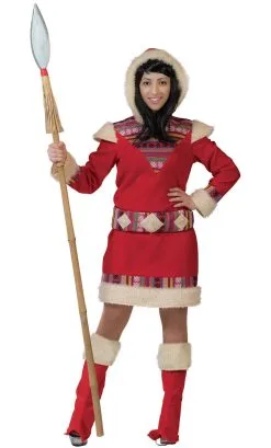 COSTUME D'ESQUIMAU POUR FEMME -w20143