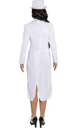 COSTUME QUEUE DE PIE BLANC FEMME GRANDE TAILLE -w20162