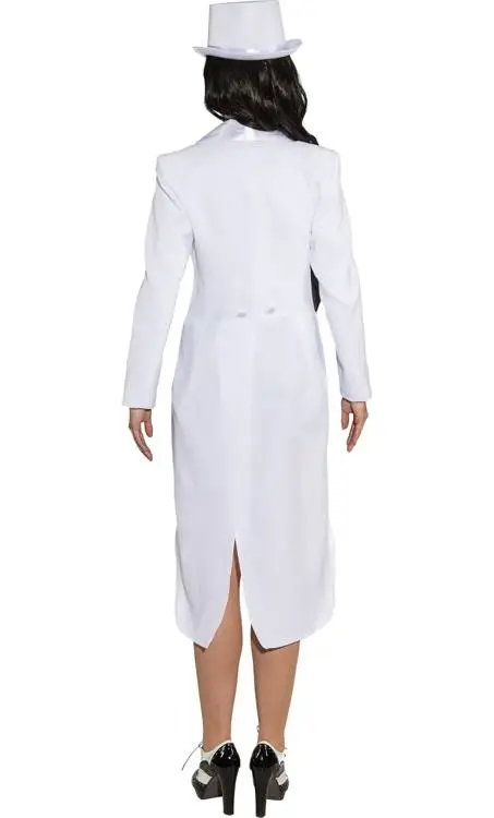 COSTUME QUEUE DE PIE BLANC FEMME GRANDE TAILLE -w20162