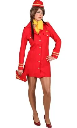 COSTUME D'HOTESSE DE L'AIR -w20206