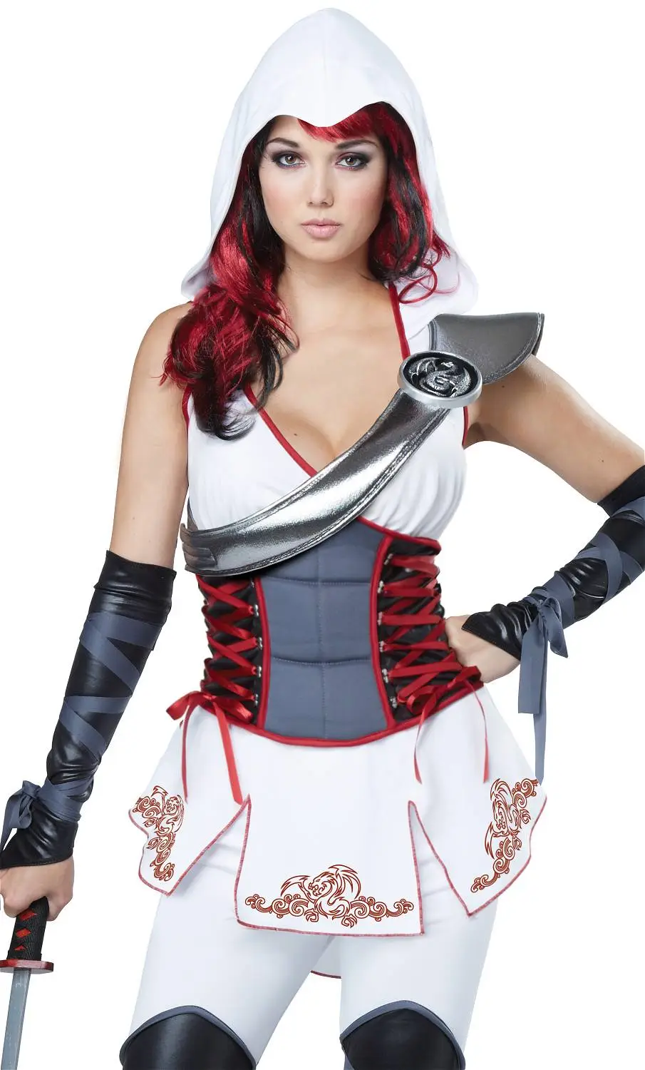 COSTUME NINJA FEMME -w20246