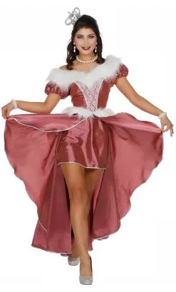 COSTUME DE MARQUISE BAROQUE ROSE EN GRANDE TAILLE -w20280