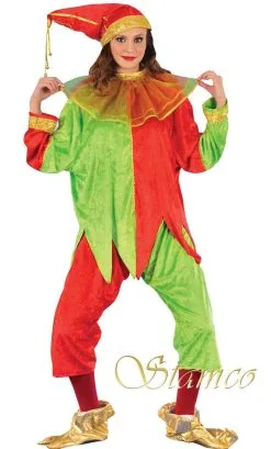 COSTUME DE LUTIN NOËL FEMME -w20297