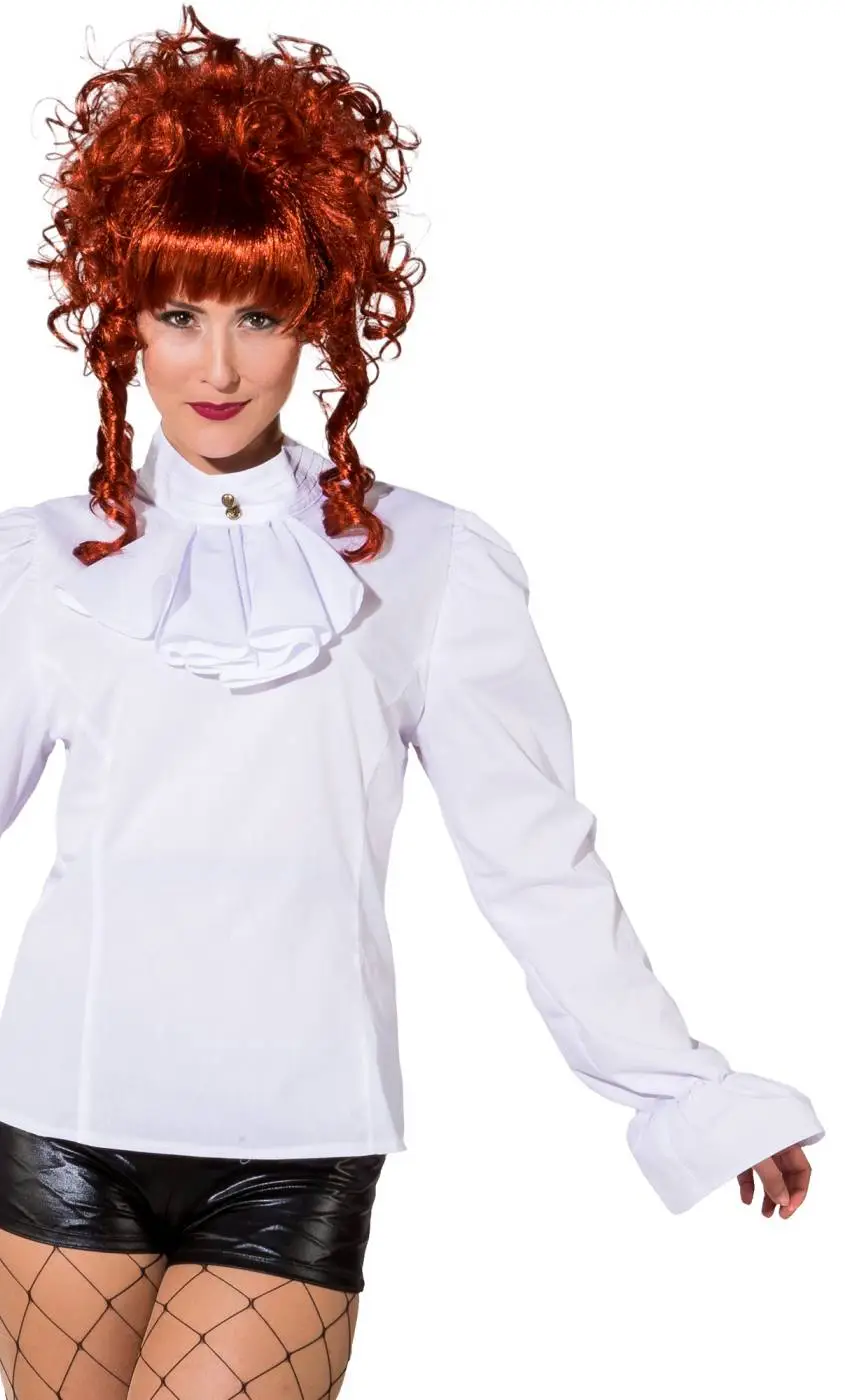 CHEMISE À JABOT FEMME -w20321 – Image 2